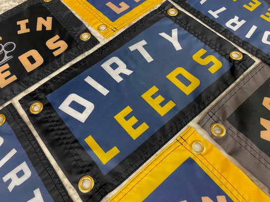 'DIRTY LEEDS' Mini Flag Pennant