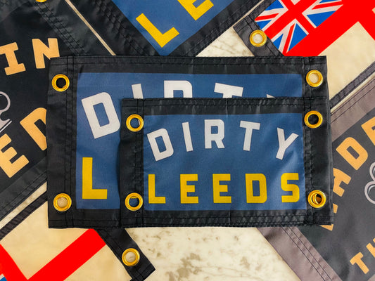 'DIRTY LEEDS' Mini Miniature Flag Pennant