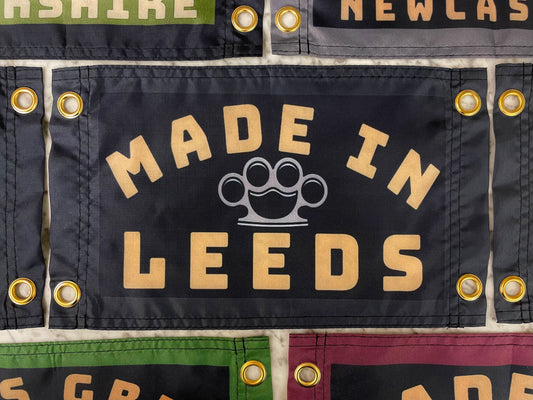 'MADE LEEDS - KNUCKLEDUSTER' Mini Flag Pennant