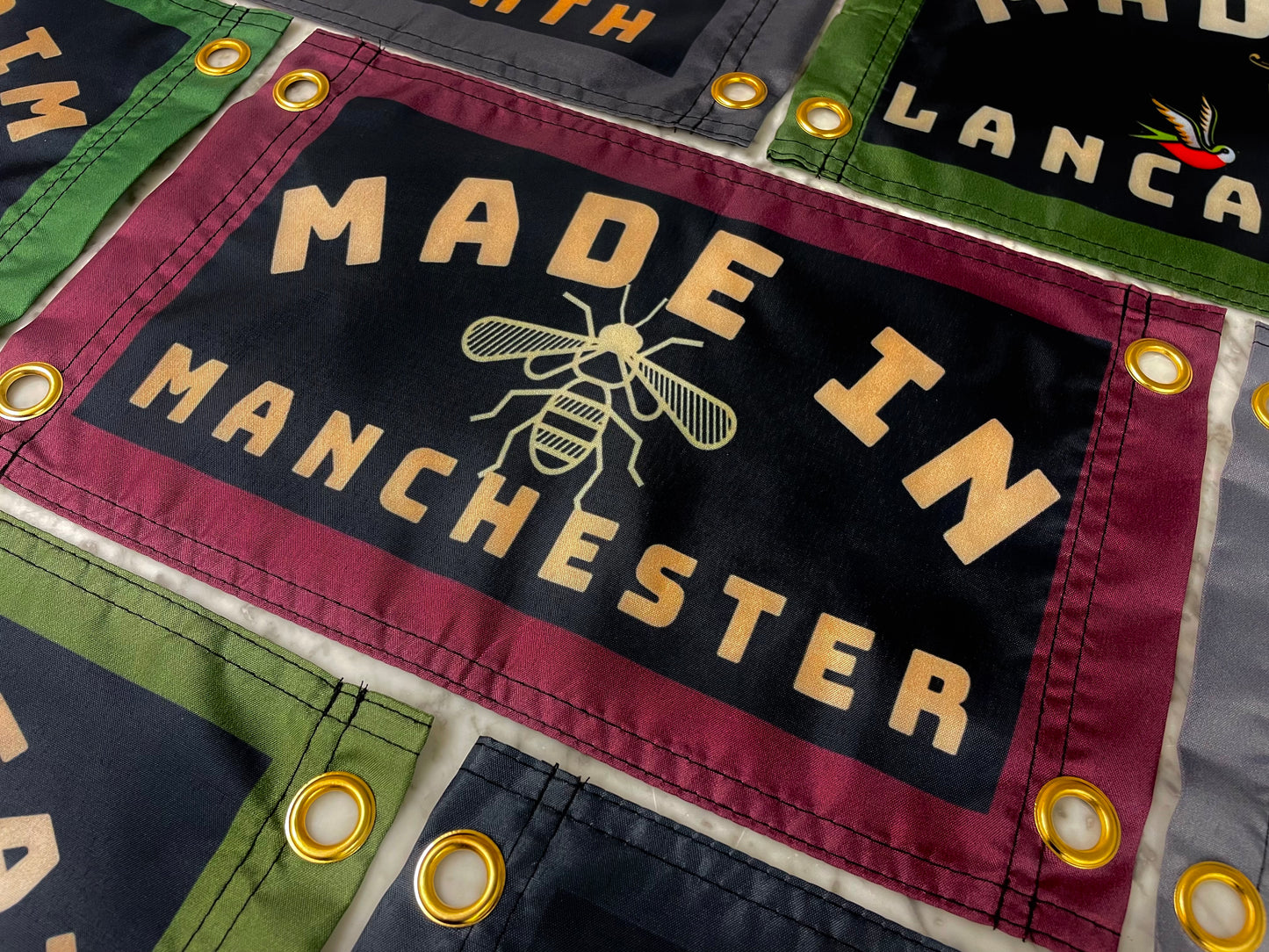 'MADE IN MANCHESTER' Mini Flag Pennant