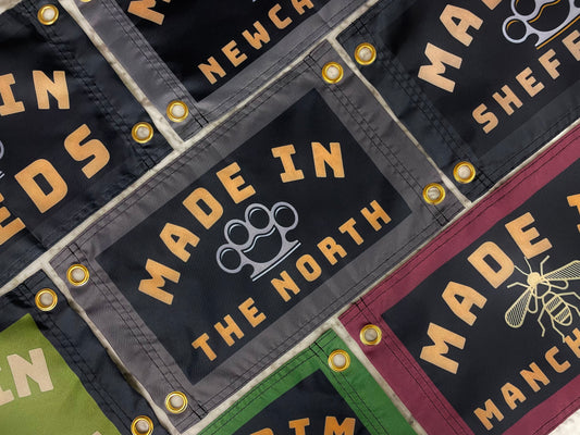 'MADE IN THE NORTH - KNUCKLEDUSTER' Mini Flag Pennant