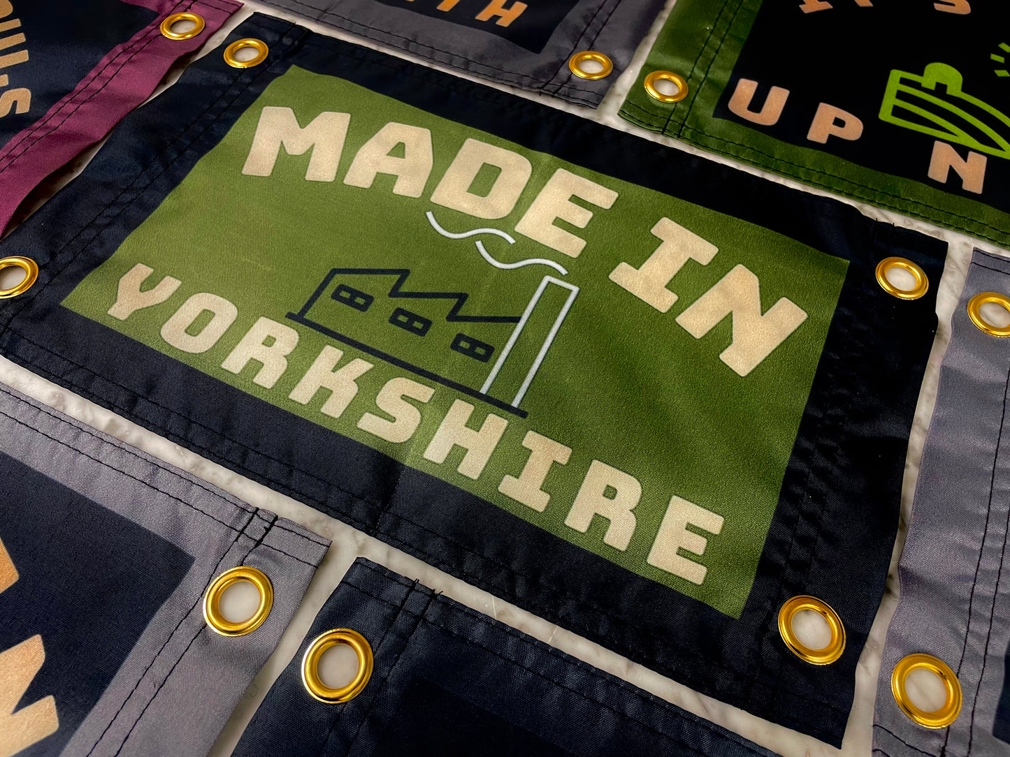 'MADE IN YORKSHIRE' Mini Flag Pennant