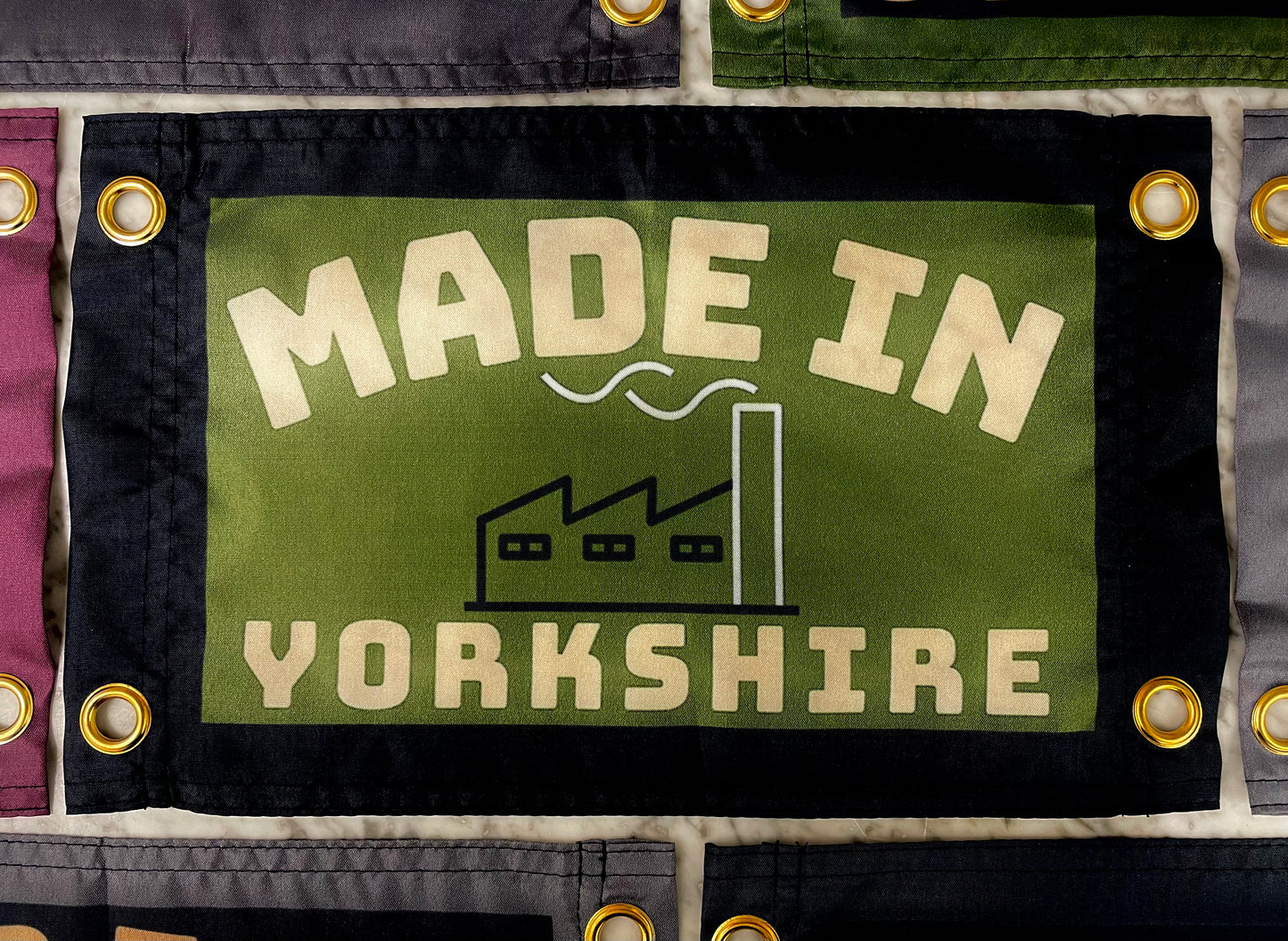 'MADE IN YORKSHIRE' Mini Flag Pennant