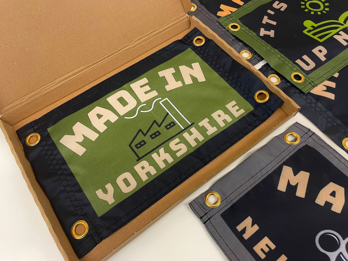 'MADE IN YORKSHIRE' Mini Flag Pennant