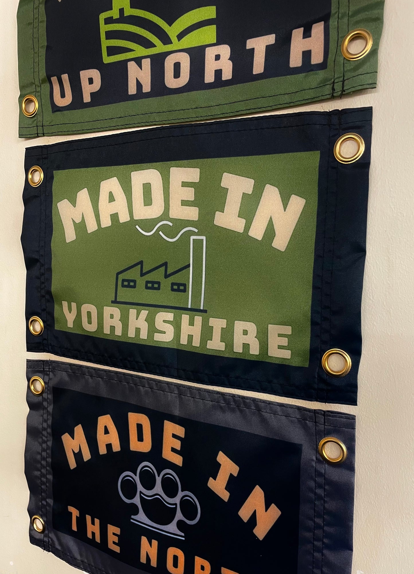 'MADE IN YORKSHIRE' Mini Flag Pennant