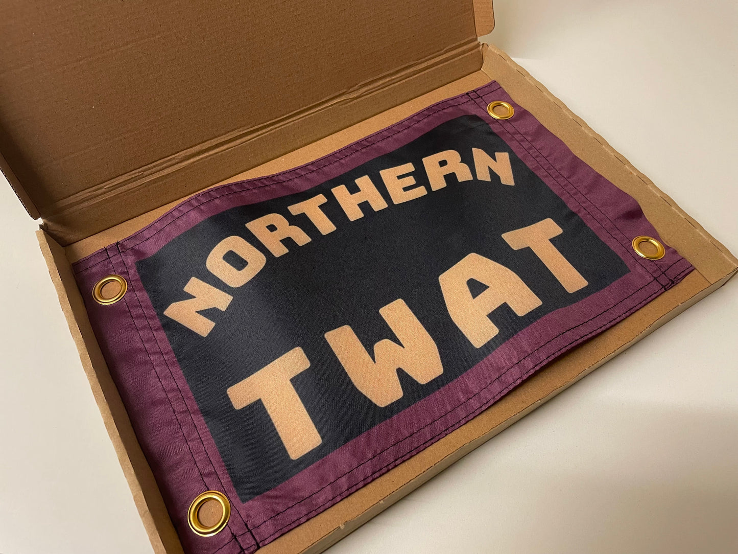 'NORTHERN TWAT' Mini Flag Pennant