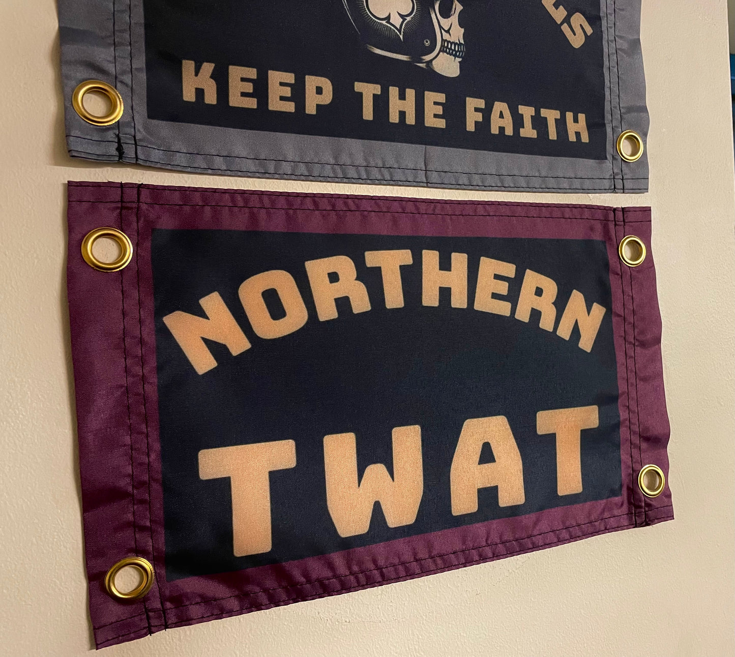 'NORTHERN TWAT' Mini Flag Pennant