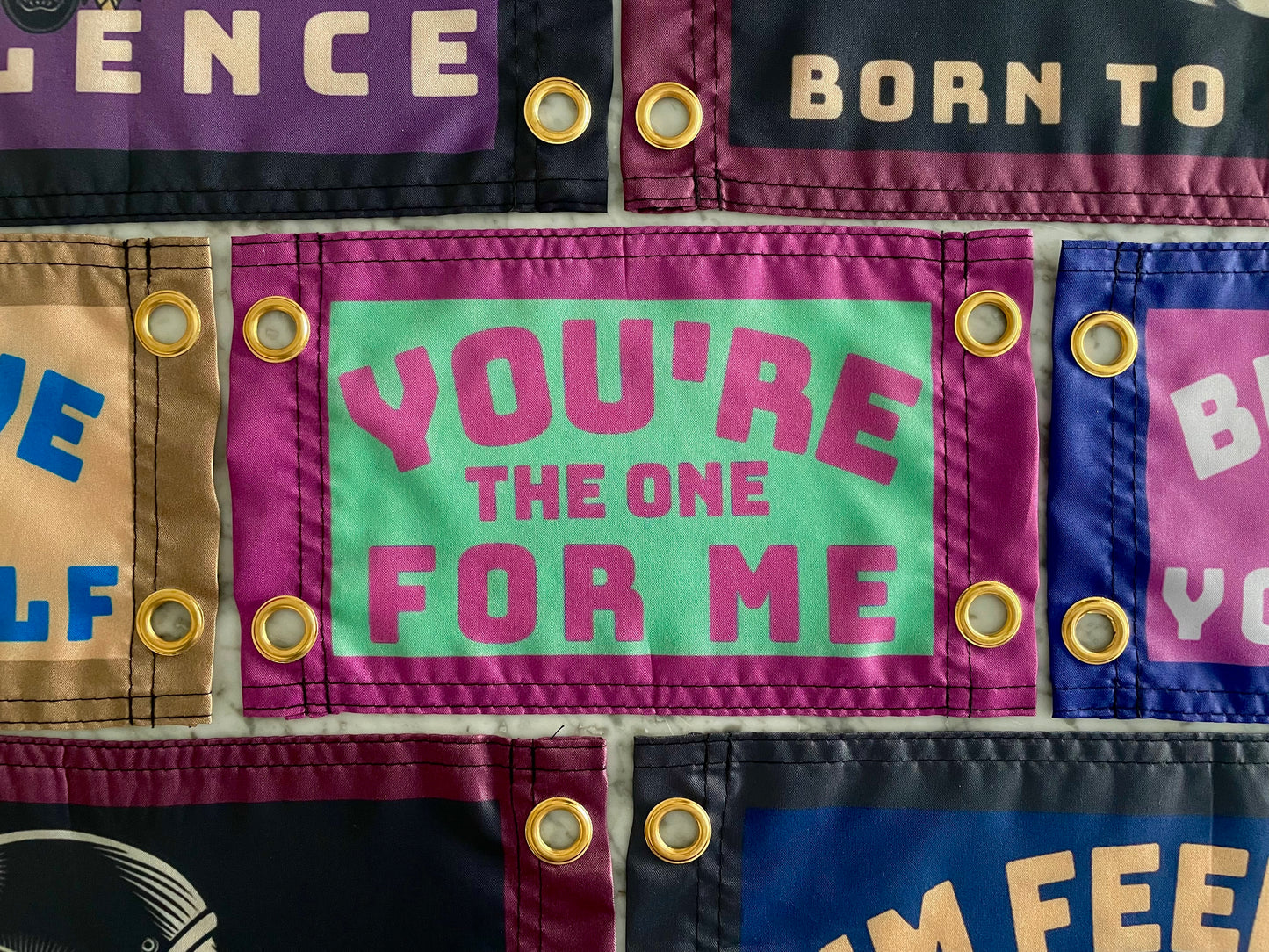 'THE ONE FOR ME' Mini Miniature Flag Pennant