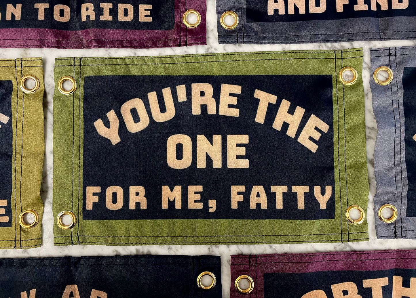 'THE ONE FOR ME' Mini Flag Pennant